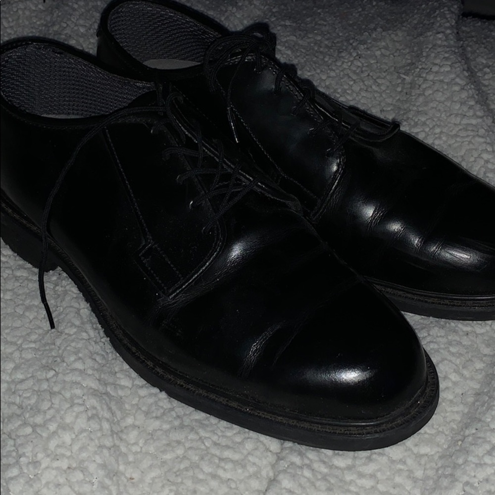 Super shiny dress shoes